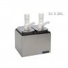 Dispensador Condimentos 2X2.36L 24.7X19.6X32CM