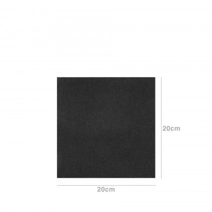 Guardanapos Preto 20X20cm Pack 100 Guardanapos Preto 20X20cm Pack 100