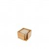 Porta Guardanapos Bambu Natural 13X13X10CM