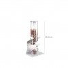 Dispensador Cereais Transparente 16.5X12X38.5CM