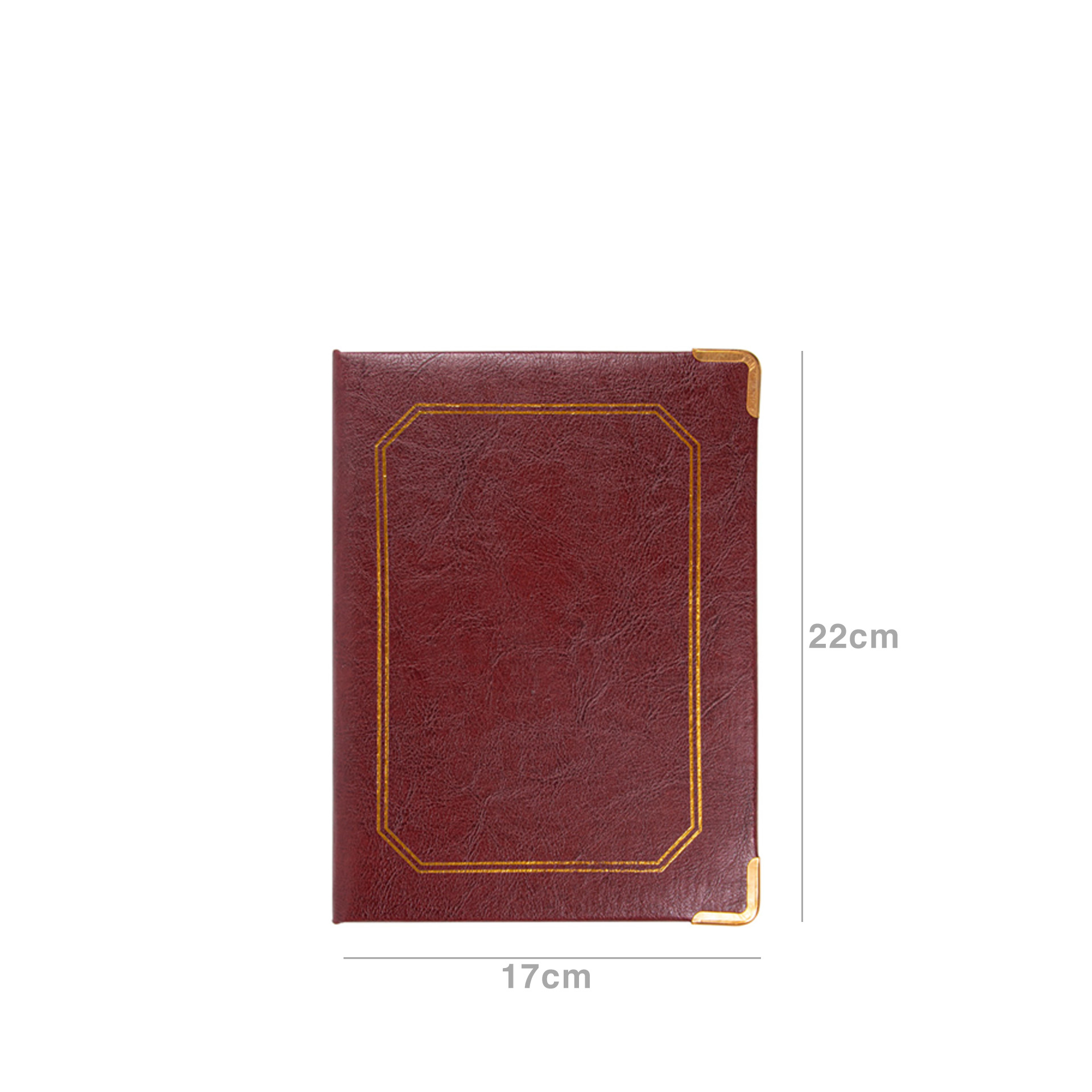 Caixa Porta Contas Pele 17X22X2CM