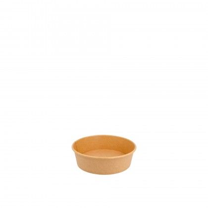 Saladeira Cart�o Kraft Redondo 500ml 15X4.5cm Pack 50