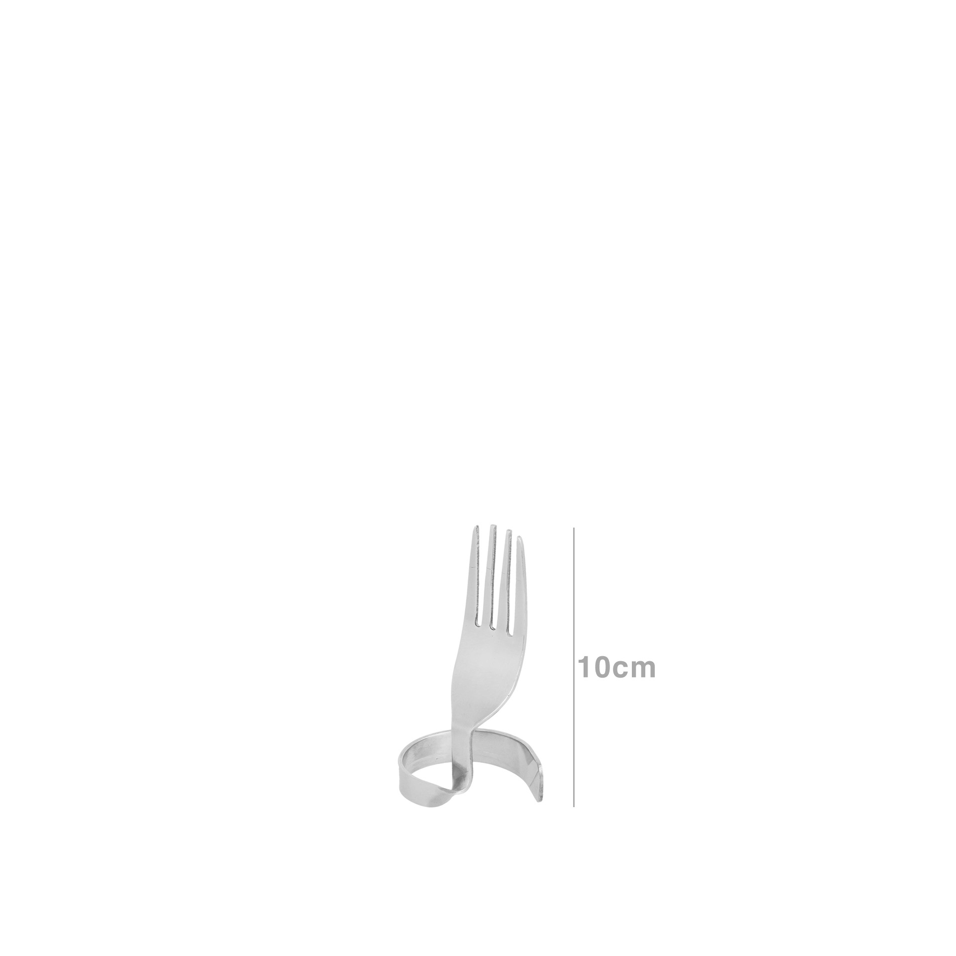 Suporte de Mesa Inox Garfo 10CM