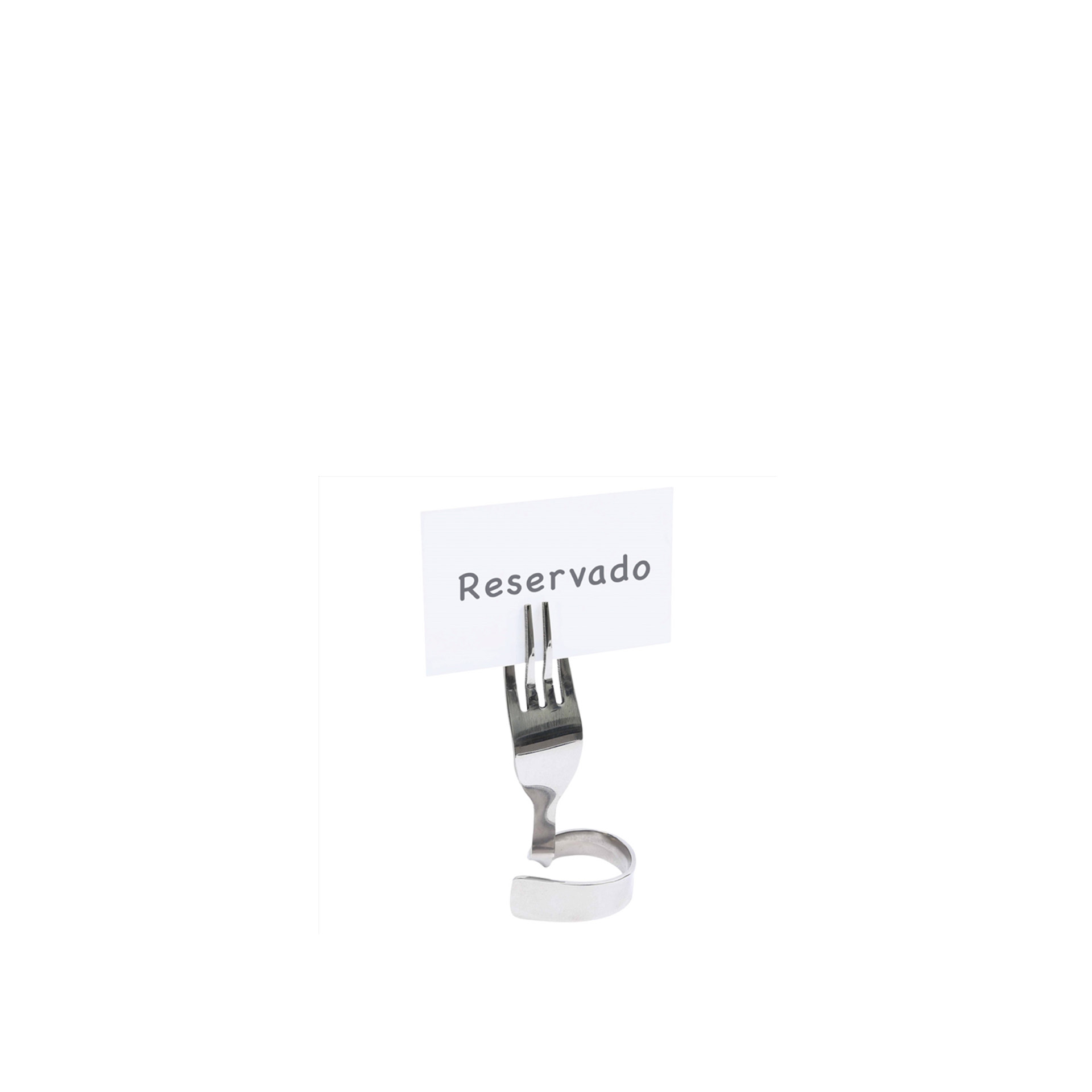 Suporte de Mesa Inox Garfo 10CM