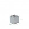 Dispensador Lenços Cromado 13X13X13CM Dispensador Lenços Cromado 13X13X13CM