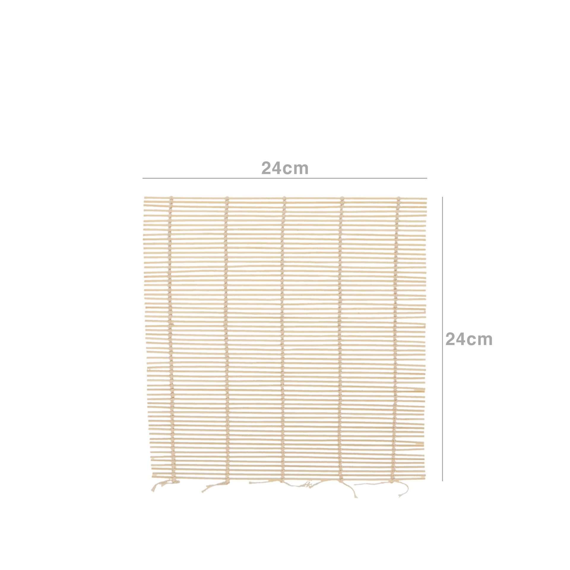 Tapete para Sushi Bambu Natural 24X24CM
