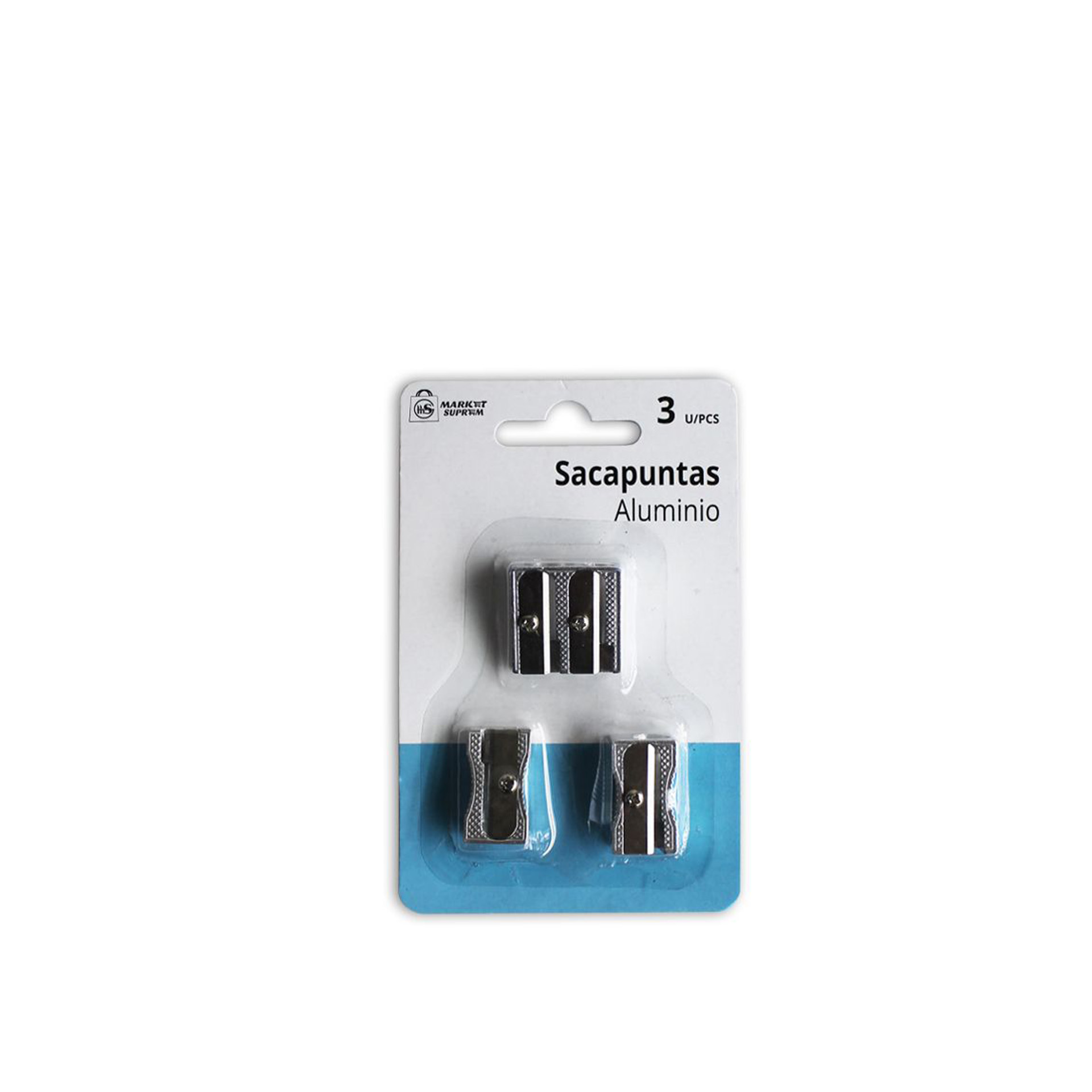 Afiador Lápis Alumínio Pack 3