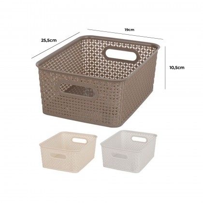 Cesto Plstico 25.5X19X10.5cm
