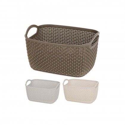 Cesto Plástico 23.5X16.5X11.5cm Cesto Plástico 23.5X16.5X11.5cm