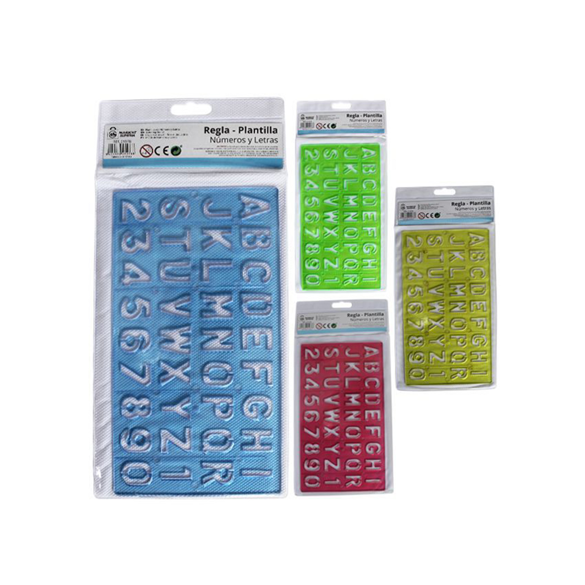 Régua Modelo Números / Letras