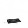Talocha Plstico Retangular Preto 34X21.7cm