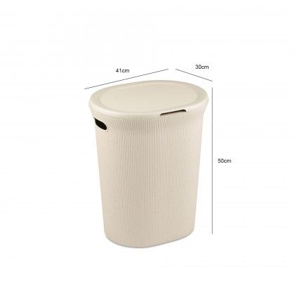 Cesto de Roupa Baobab Ecohome 40L 41X30X50CM