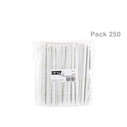 Palhinha Papel com Individual Preta 0.6X20CM Pack 250