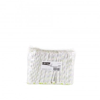 Palhinha Papel com Individual Preta 0.6X16CM Pack 250