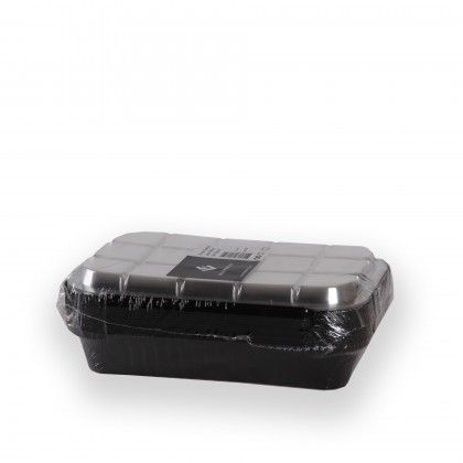 Forma Alumínio com Tampa Lacado Retangular 1260ml Pack 15 Forma Alumínio com Tampa Lacado Retangular 1260ml Pack 15