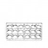 Forma Bombom Magnético Oval 27X14X2.5cm Forma Bombom Magnético Oval 27X14X2.5cm