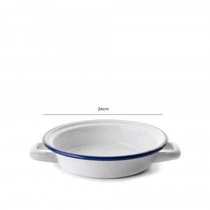Bandeja Esmalte com Asas 24cm