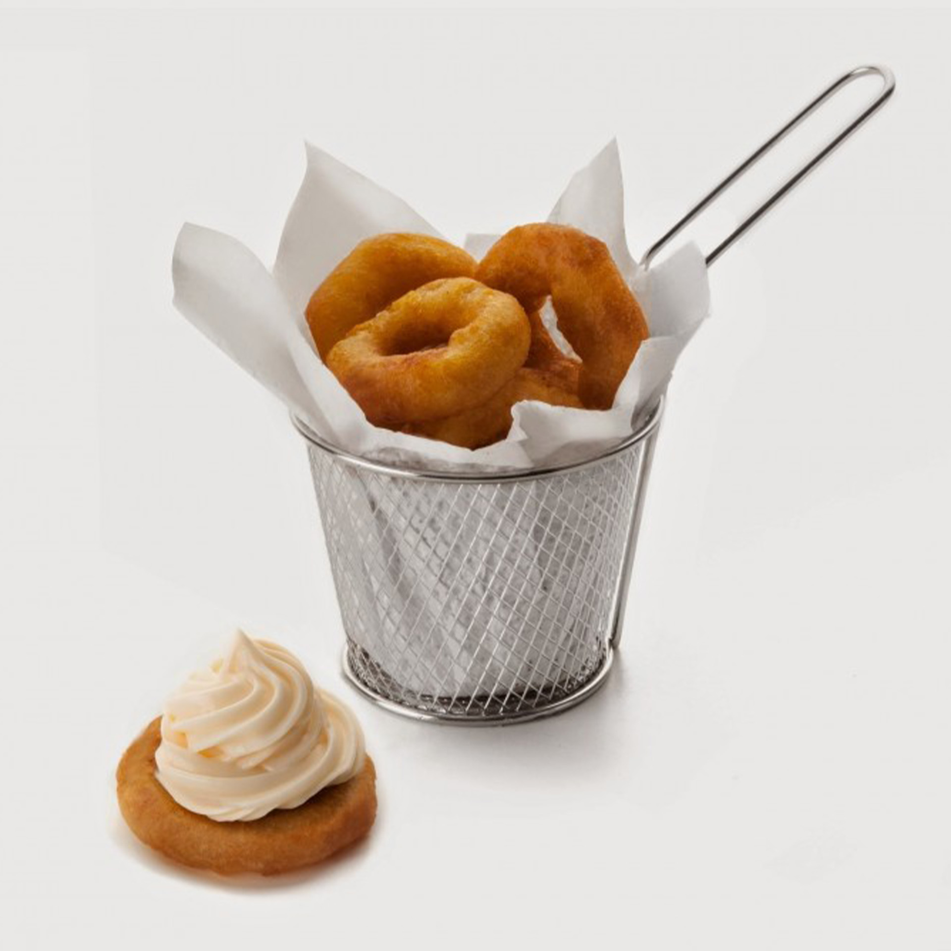 Cesto Inox Mini Redondo 9X7.5cm