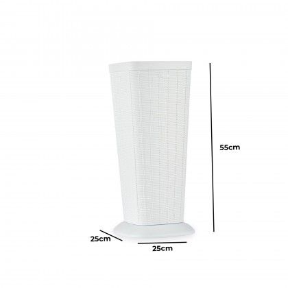 Suporte Guarda-Chuva Plstico Branco 25X25X55cm