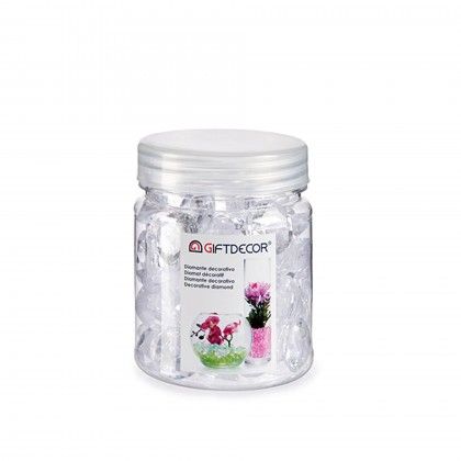 Frasco Diamante Transparente Grande 150gr