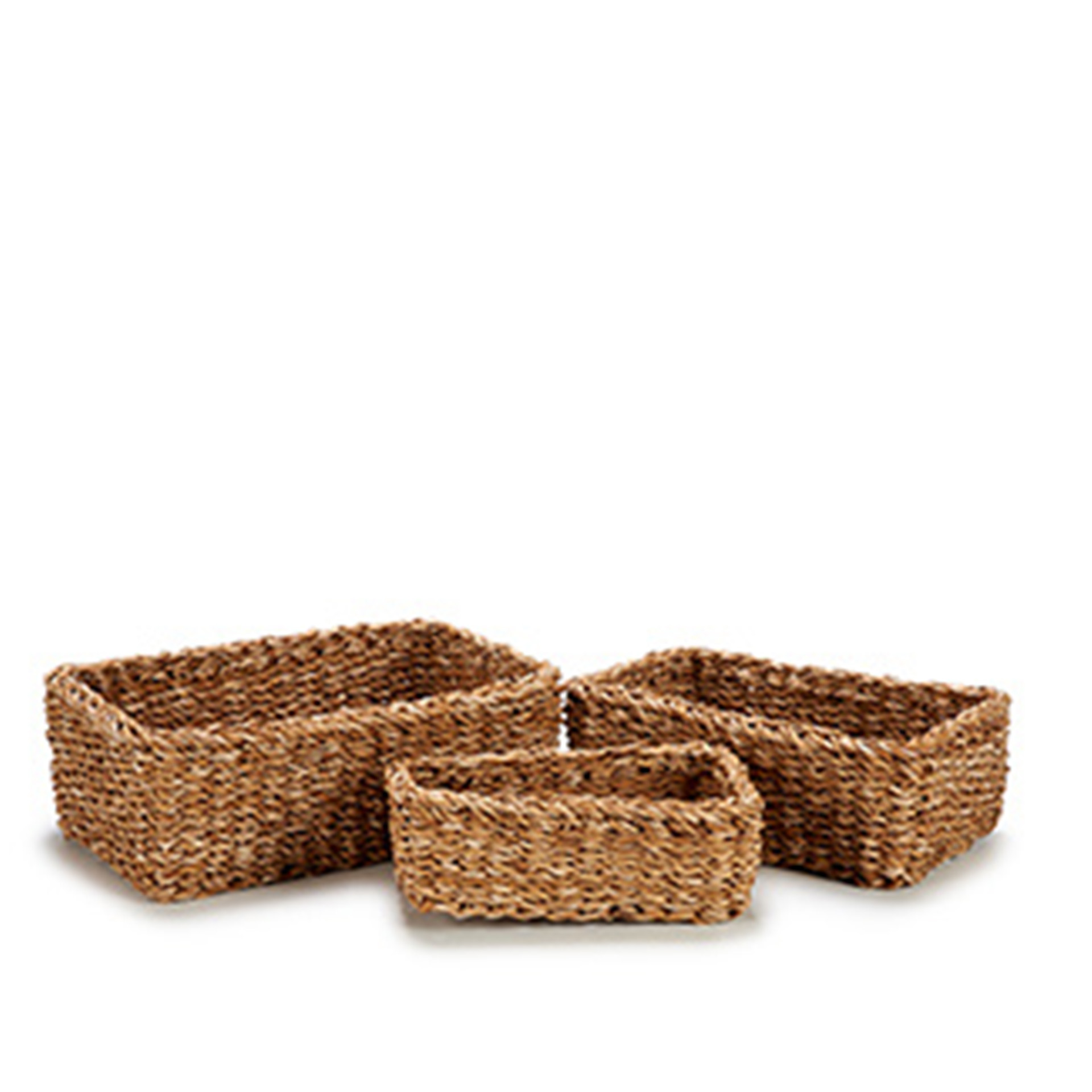 Cesto Vime com Asas Retangular 5000ml 31X16X10cm