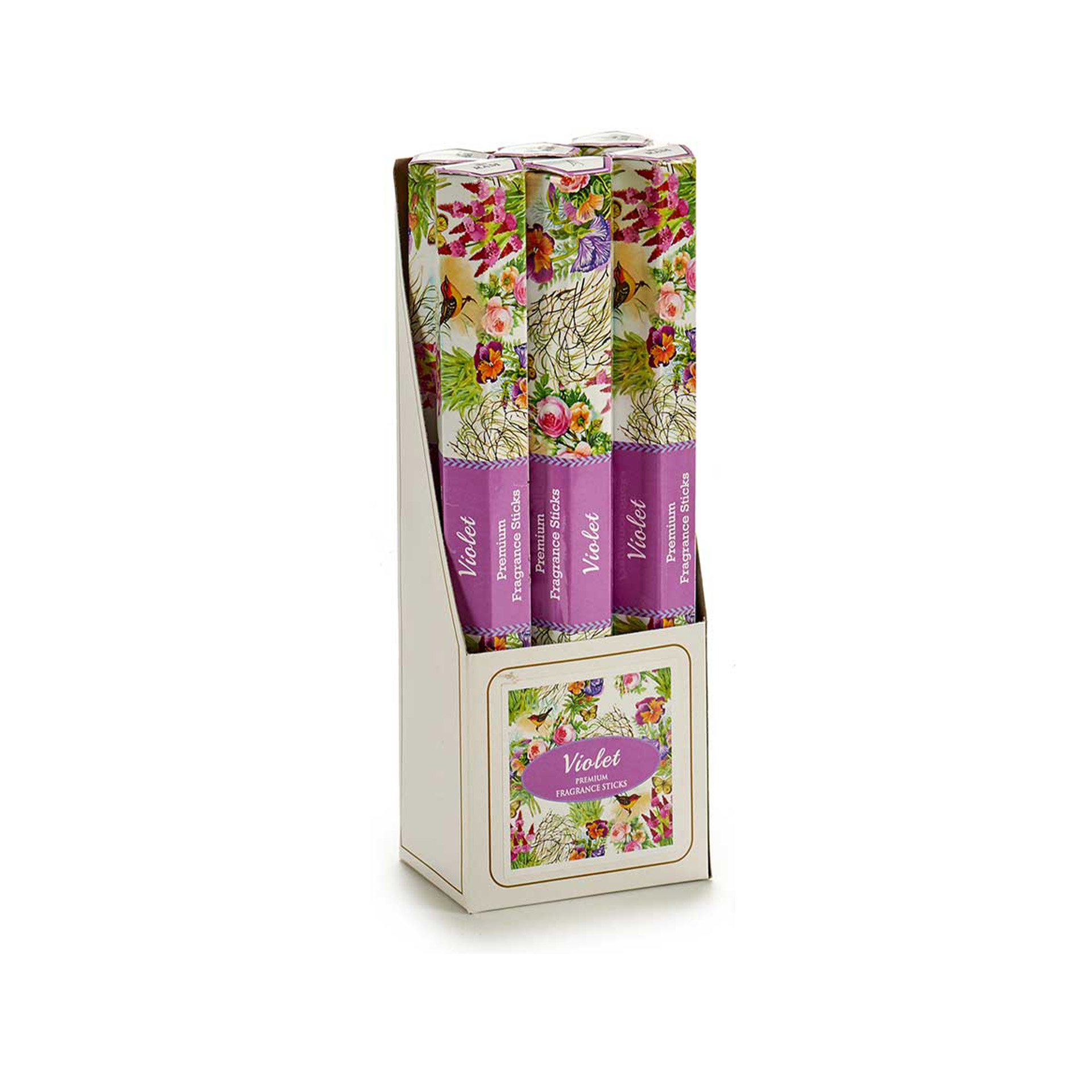 Barra Incenso 16 Varetas Violeta 24.5cm