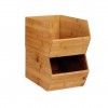 Caixa Empilhvel Bambu 25X20X15cm