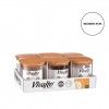 Frasco Hermtico Vivalto com Tampa Bambu 0.880ml 10X10X11.7cm