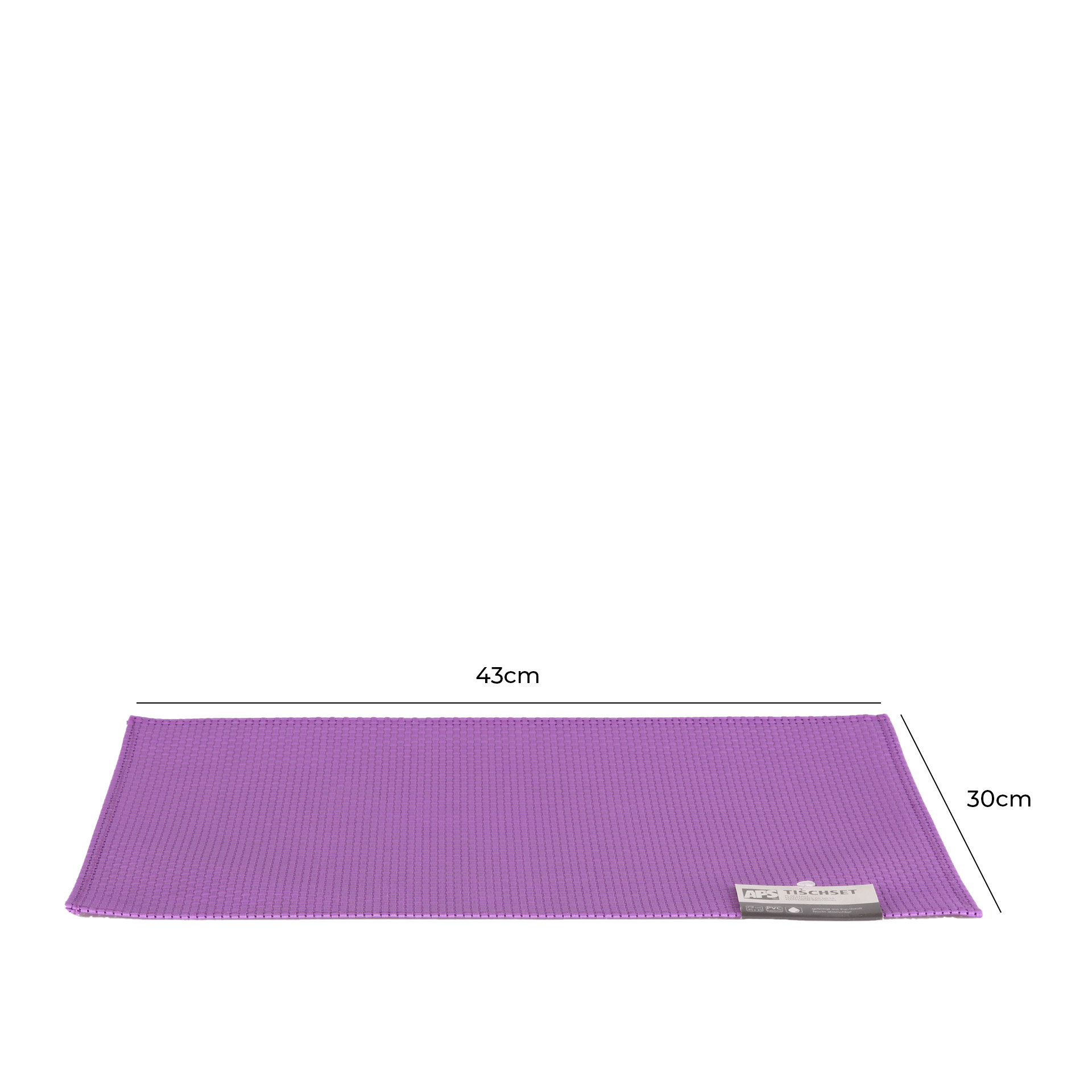 Individual Mesa Pvc Lilás 43X30cm