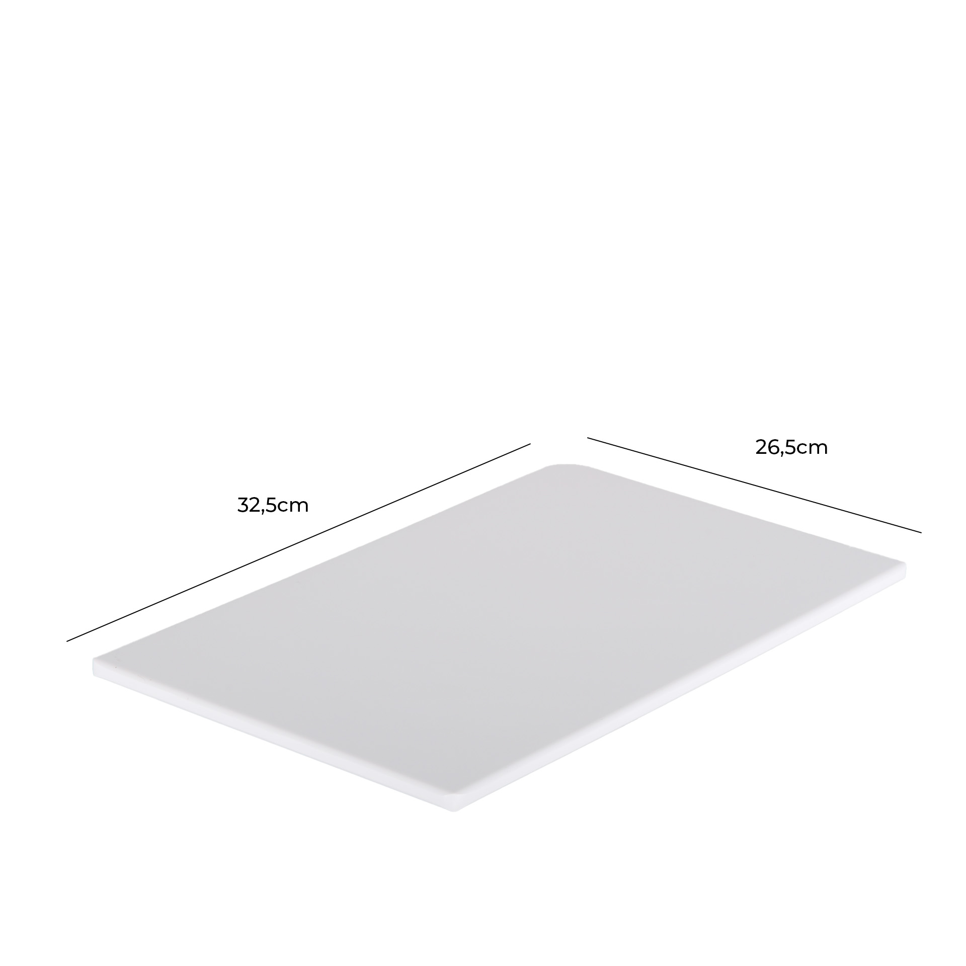 Bandeja Gn 1/2 Tablett Branca 32.5X26.5X1.5cm