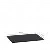 Bandeja Gn 1/4 Tablett Preta 26.5X16.2X1.5CM