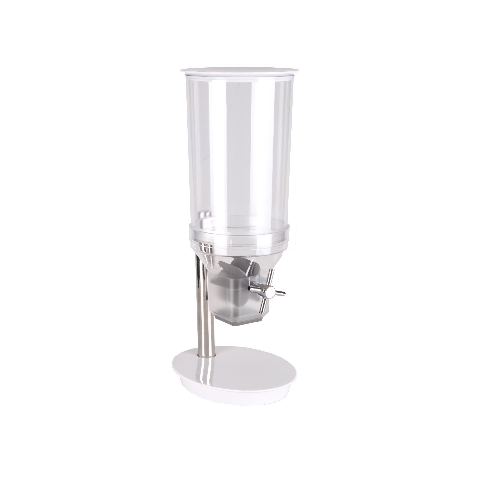 Dispensador Cereais Branco 4500ml 24X17.5cm