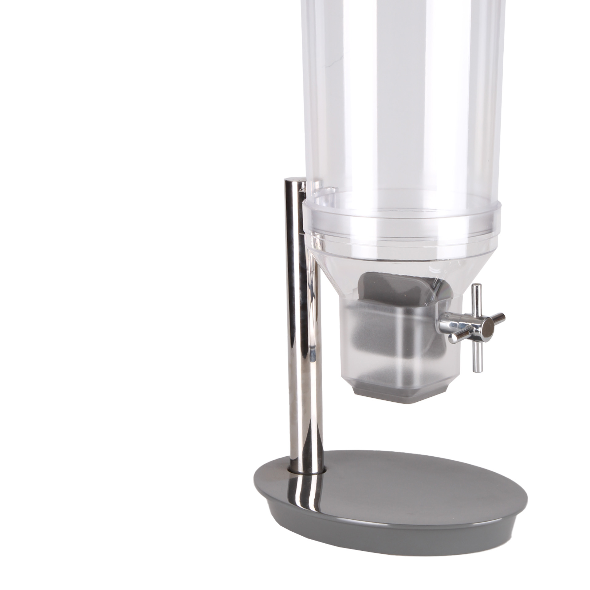 Dispensador Cereais Cinzento 4500ml 24X17.5cm