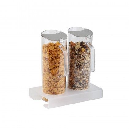 Dispensador Cereais Duplo 26X15.5cm Dispensador Cereais Duplo 26X15.5cm