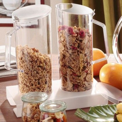 Dispensador Cereais Duplo 26X15.5cm Dispensador Cereais Duplo 26X15.5cm