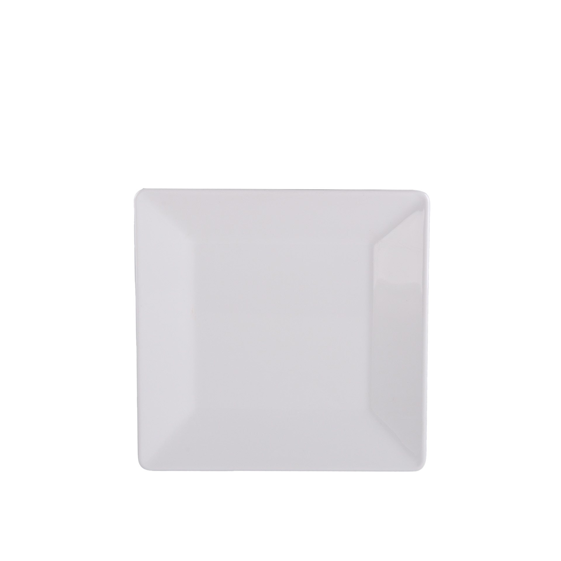 Travessa Melamina Pure Quadrada Branca 21X21cm