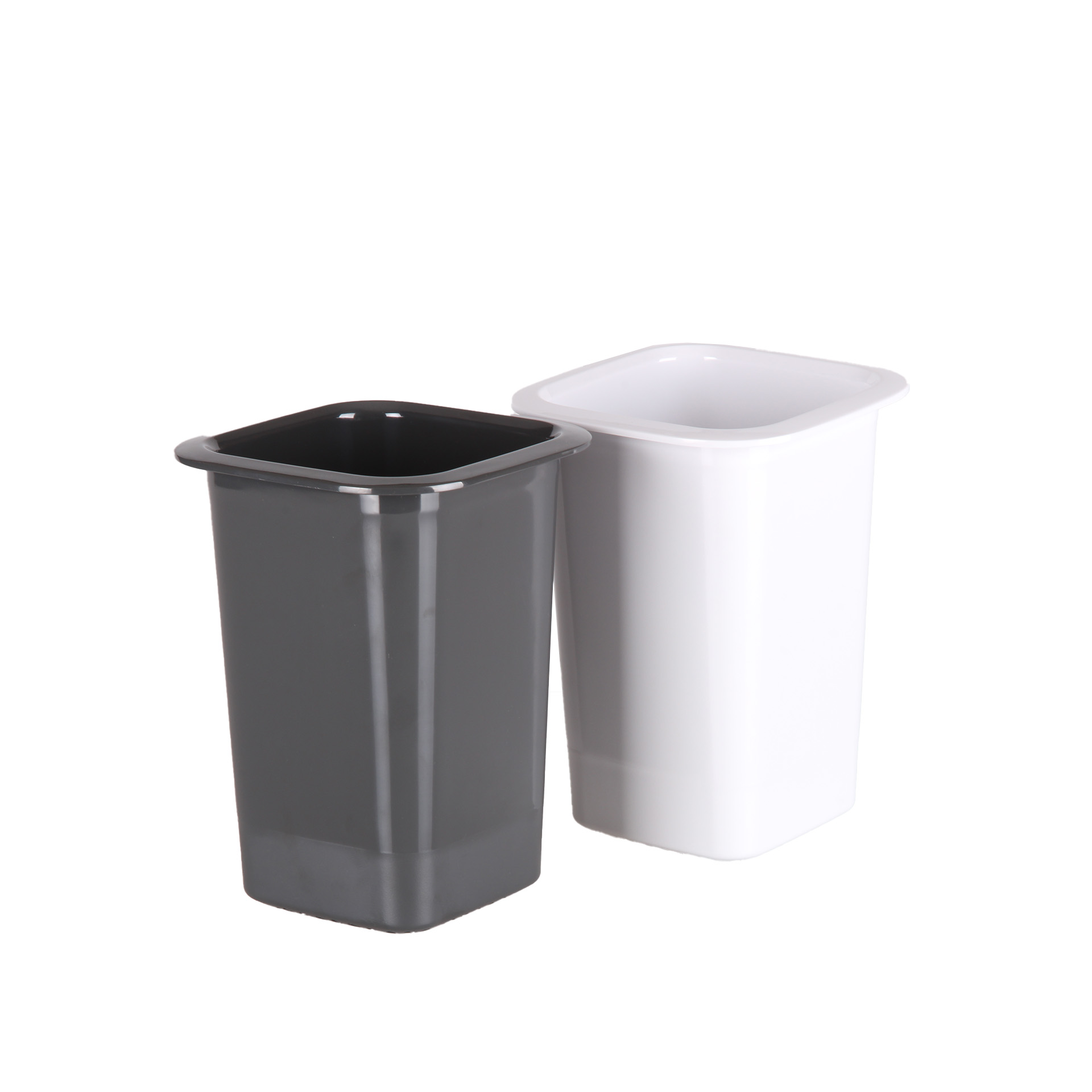 Cesto para Talheres Melamina Preto 12X12cm