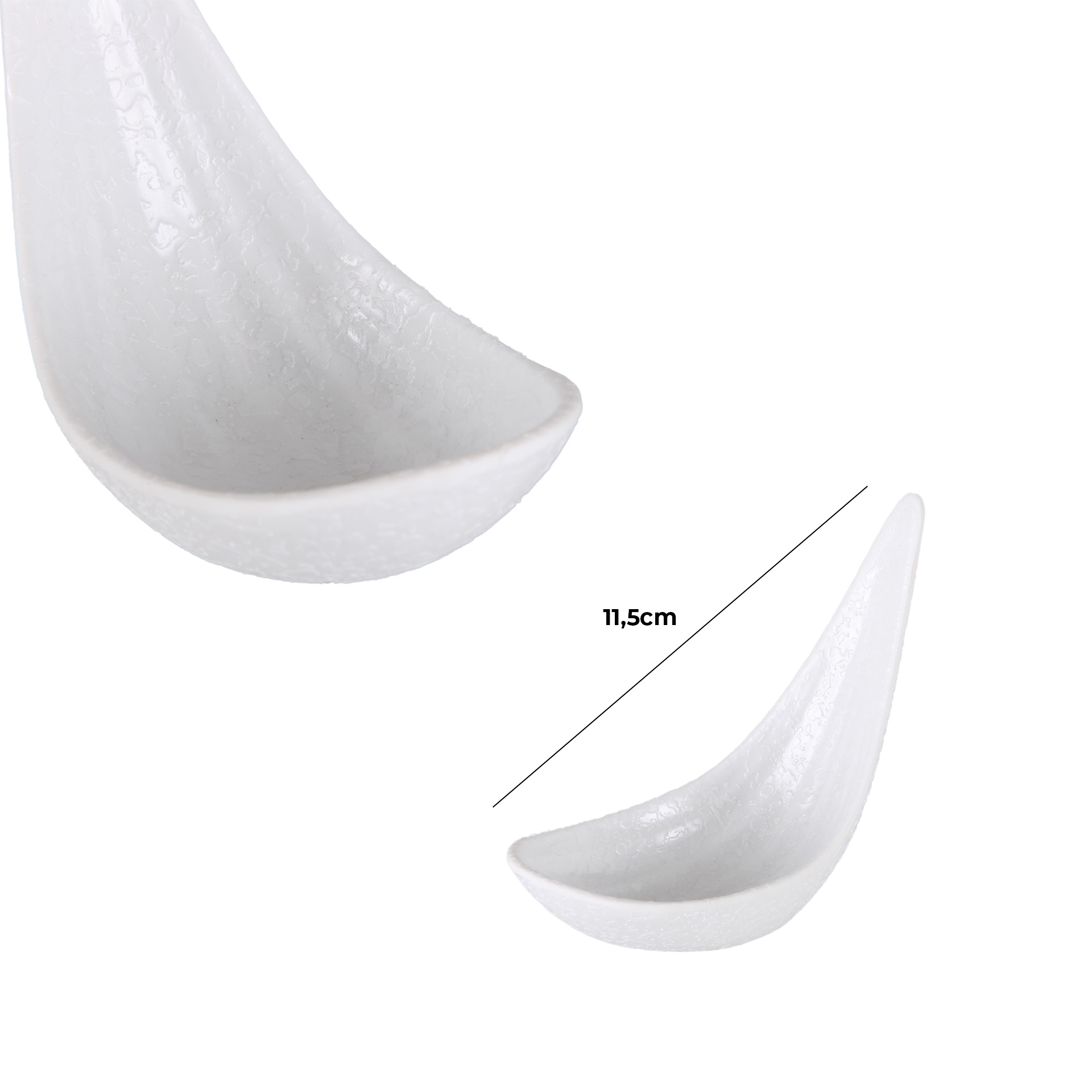 Tigela Melamina Mini Branca 40ml 11.5X6cm