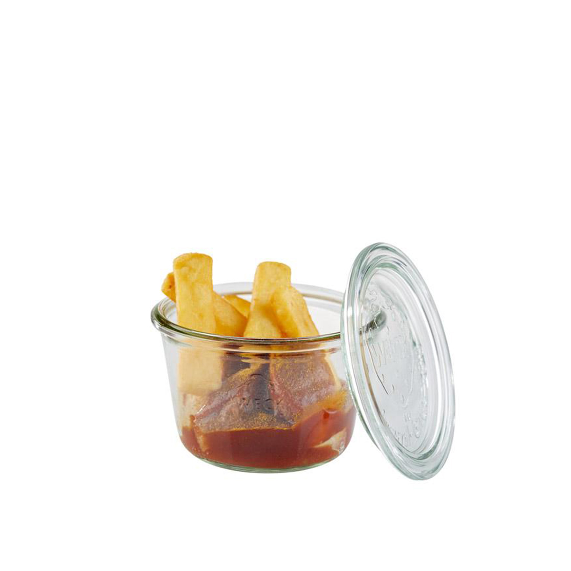 Frasco Vidro Weck com Tampa 370ml 11X7.5cm Pack 3
