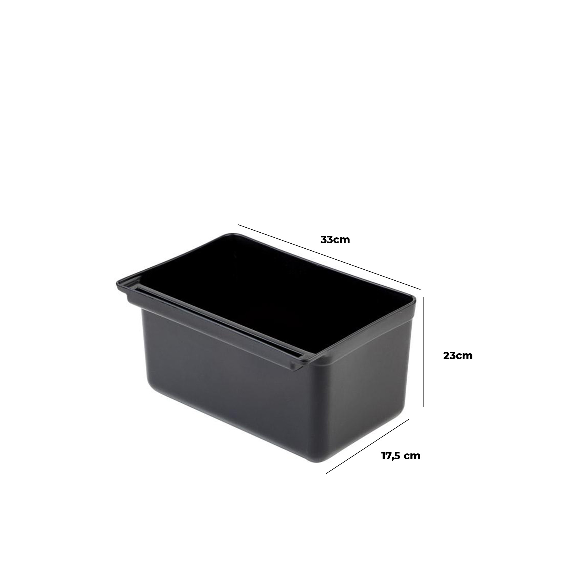 Container para Lixo L 13l 33X23X17.5cm
