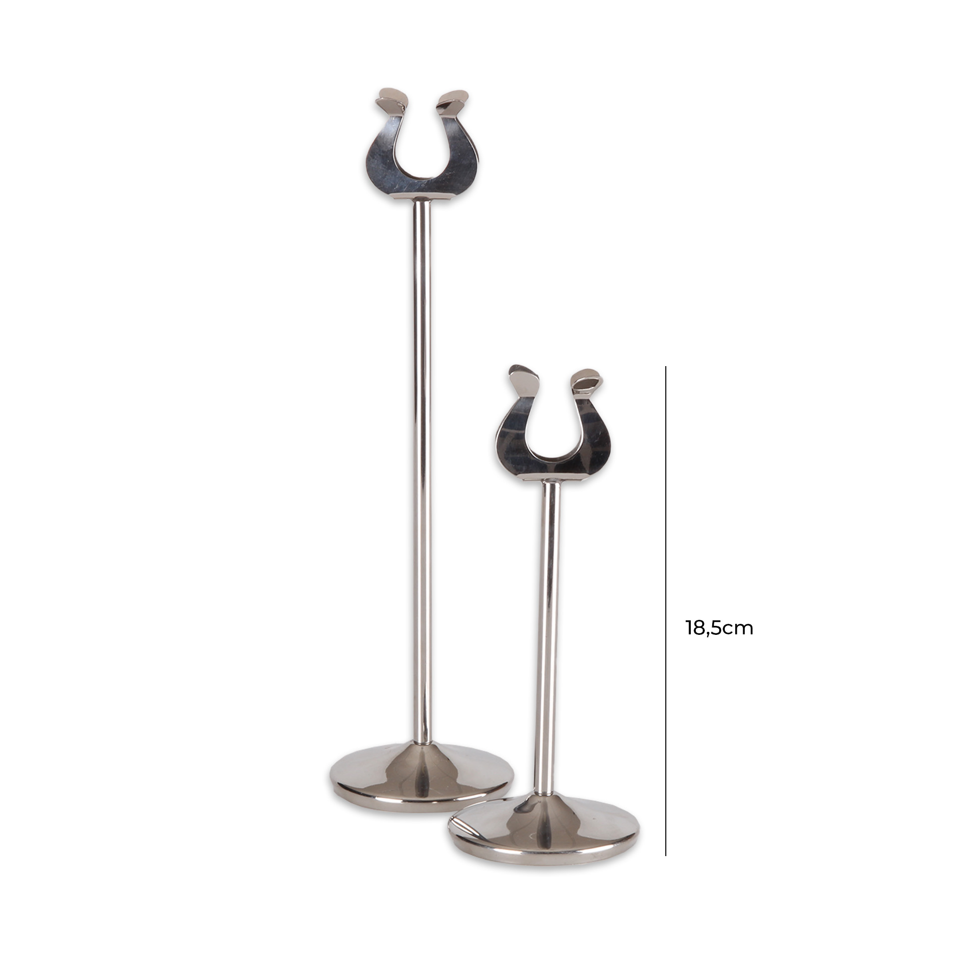 Suporte Identificador Mesa Inox 18.5cm