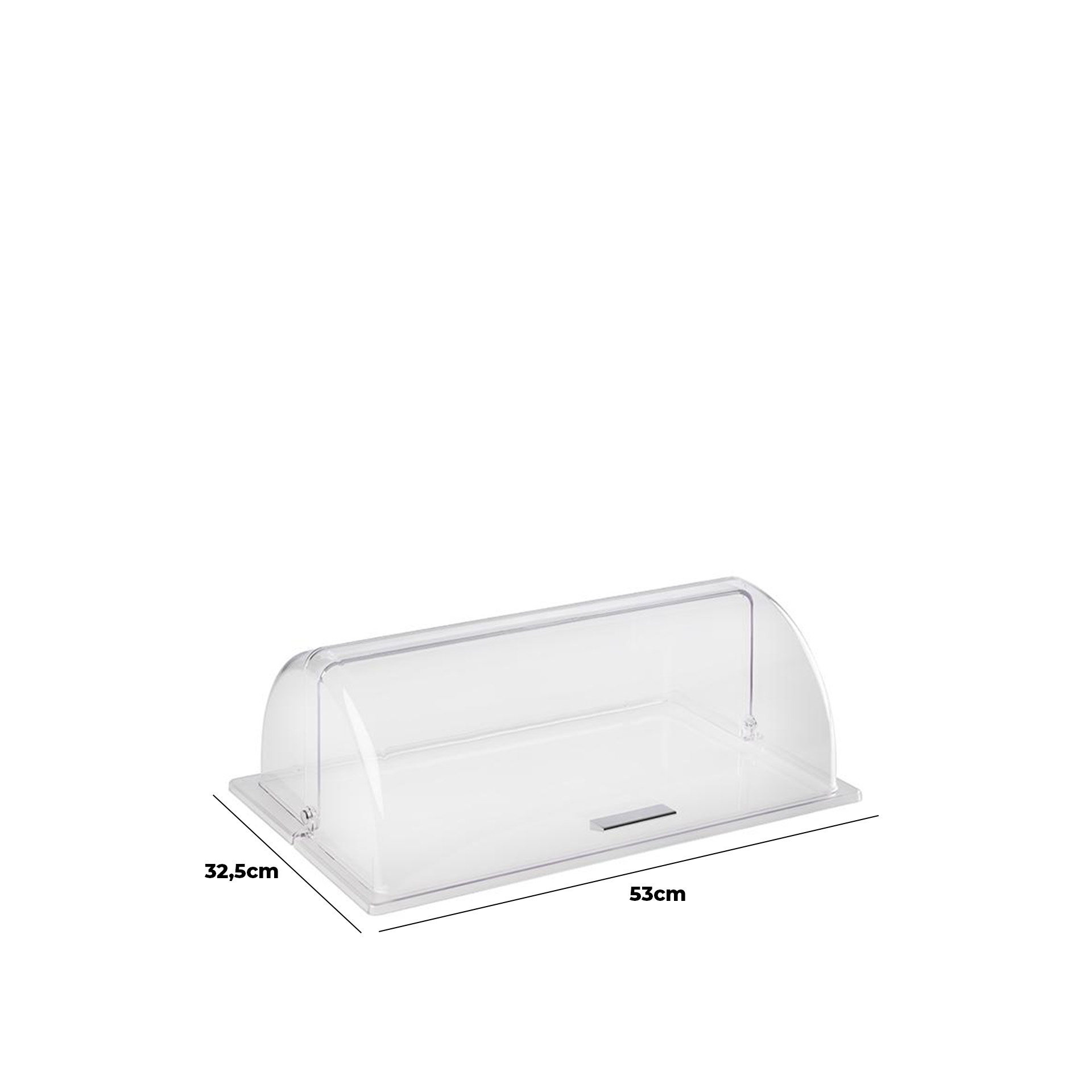 Campânula Policarbonato Gn 1/1 53X32.5cm