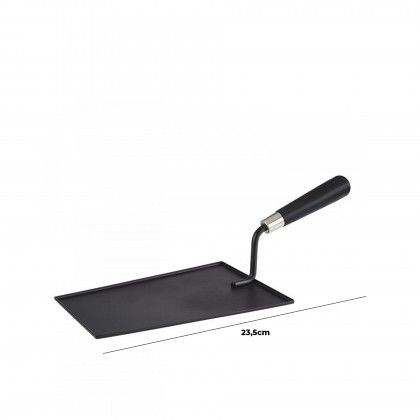 Esptula Servir com Pega Inox Bob Preta 23.5X15.5cm