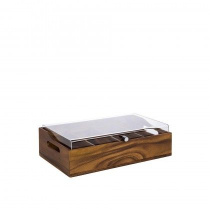 Caixa para Talheres Madeira com Tampa 51X28X14.5cm