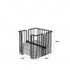 Suporte Guardanapos Metal Preto 19X19X18cm Suporte Guardanapos Metal Preto 19X19X18cm