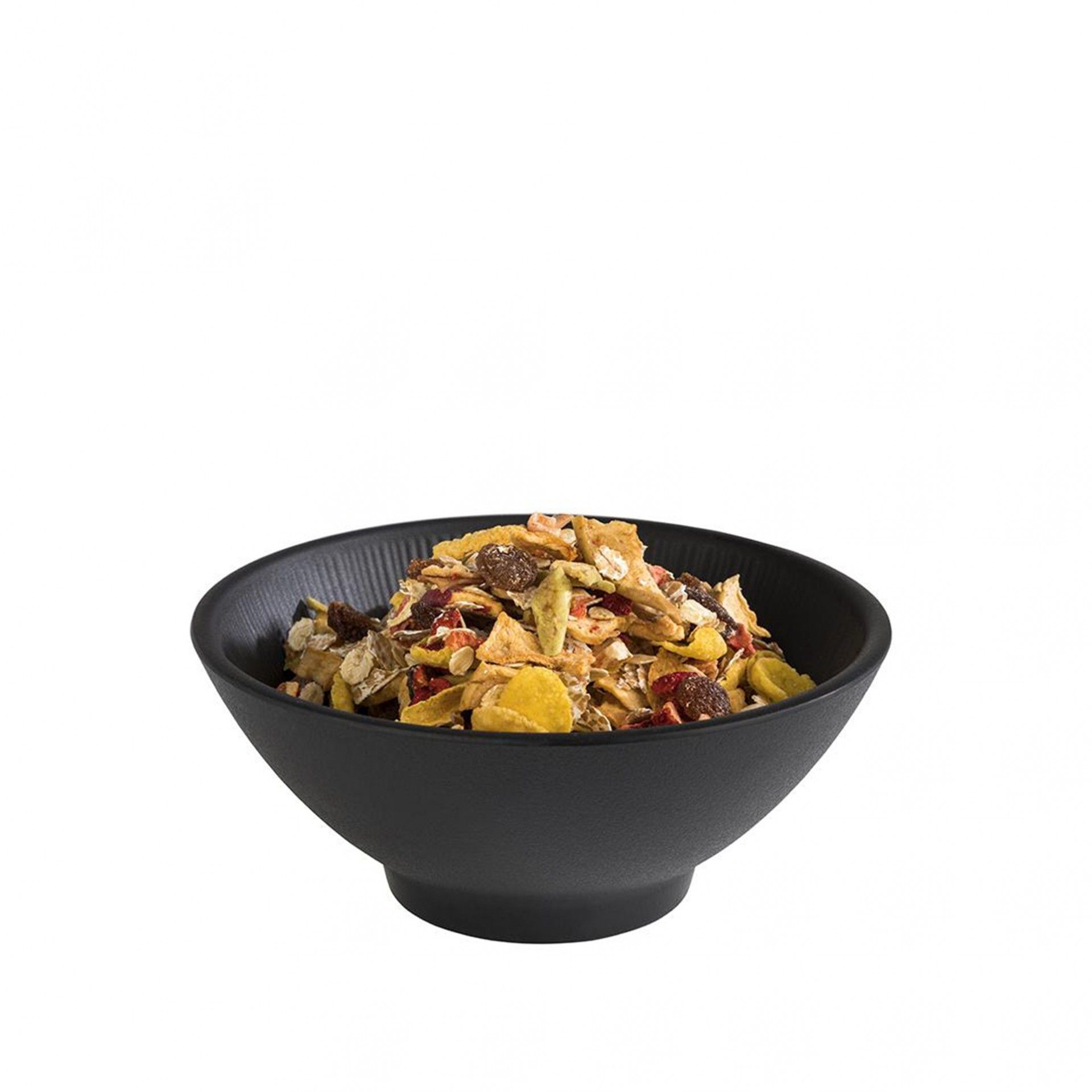 Tigela Melamina Nero Preta 16X6.5cm