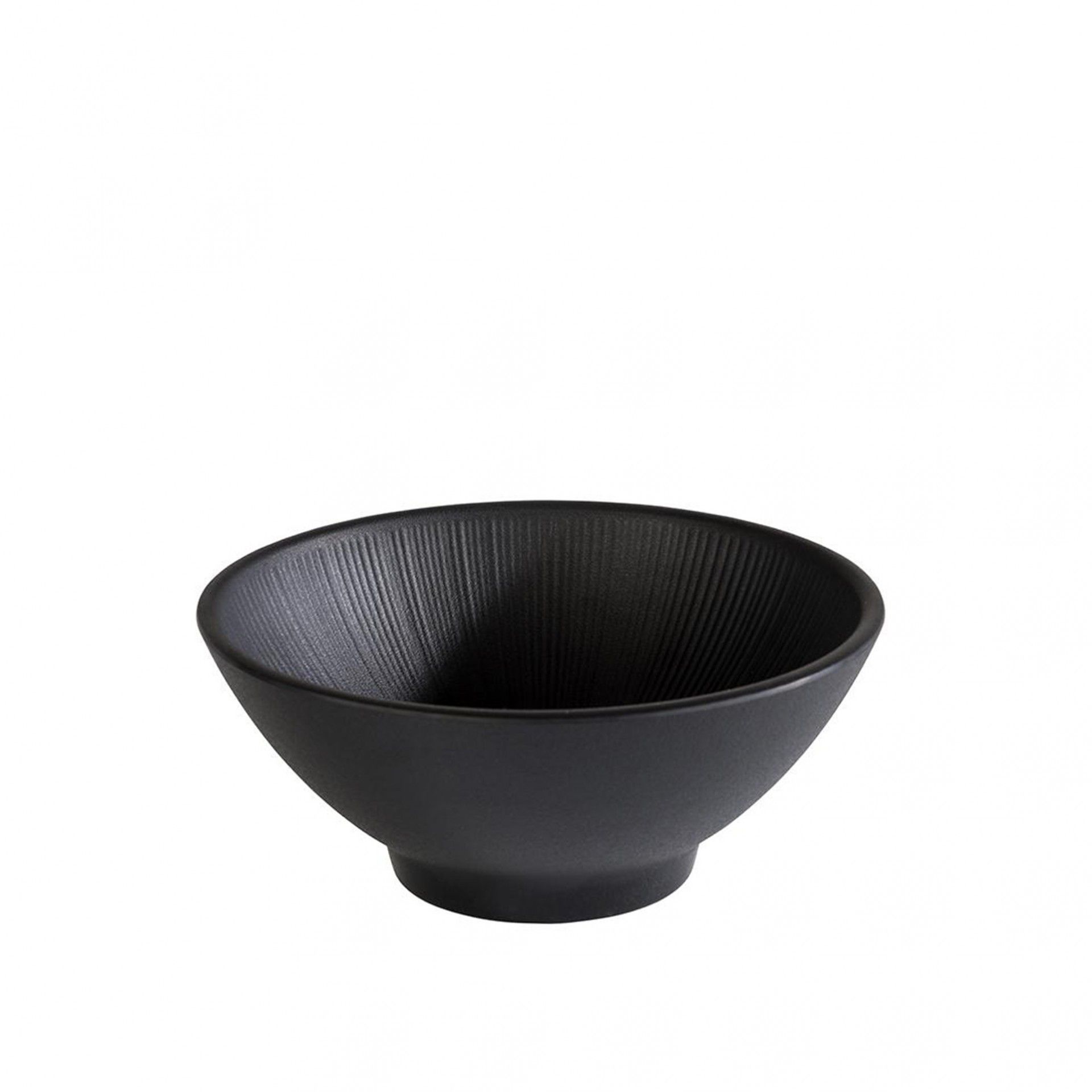 Tigela Melamina Nero Preta 16X6.5cm