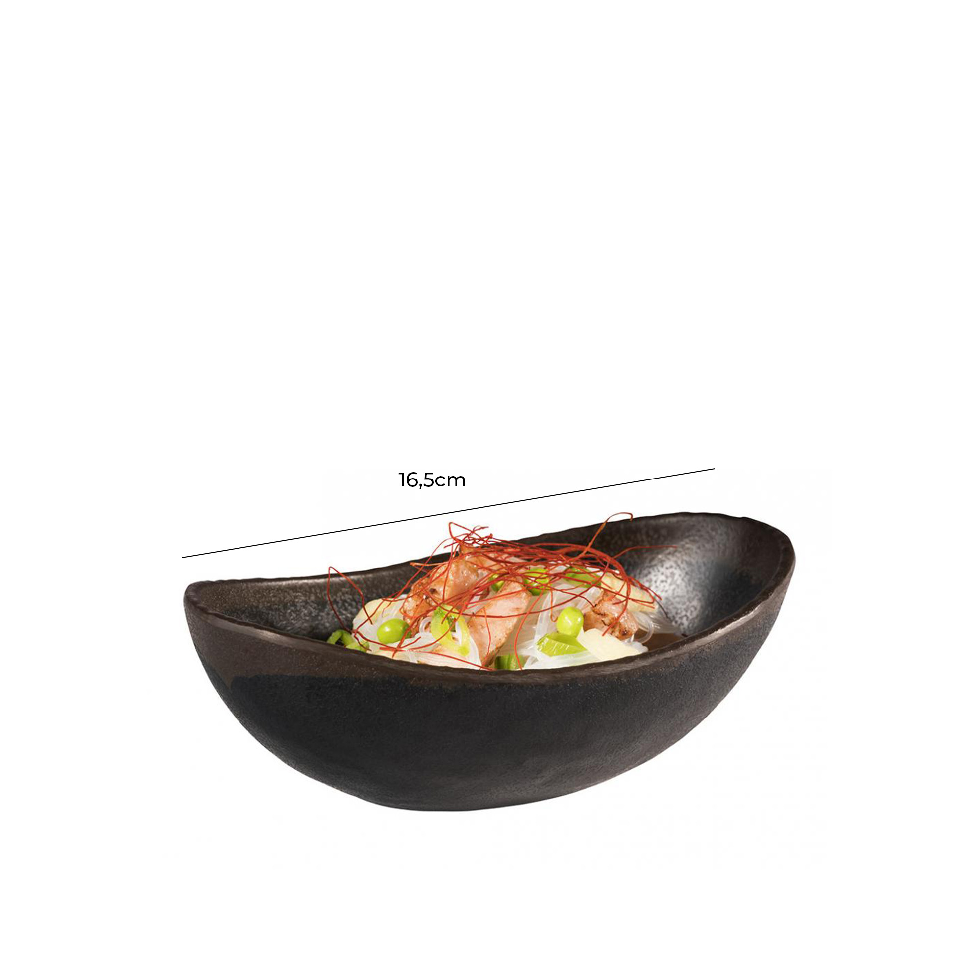 Taça Melamina Marrone Castanha 16.5X10X5.5cm