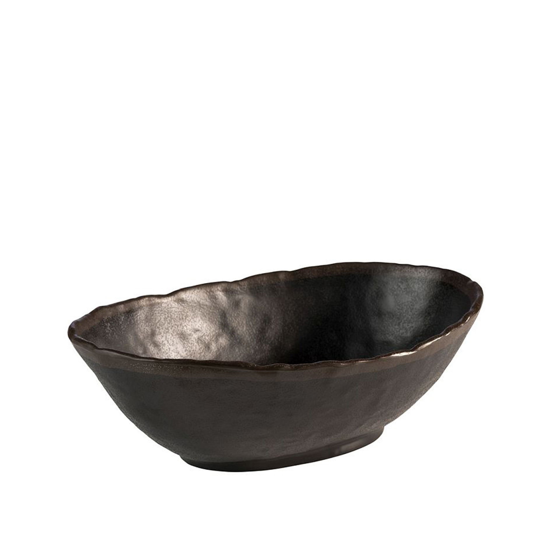 Taça Melamina Marrone Castanha 27.5X19X9cm