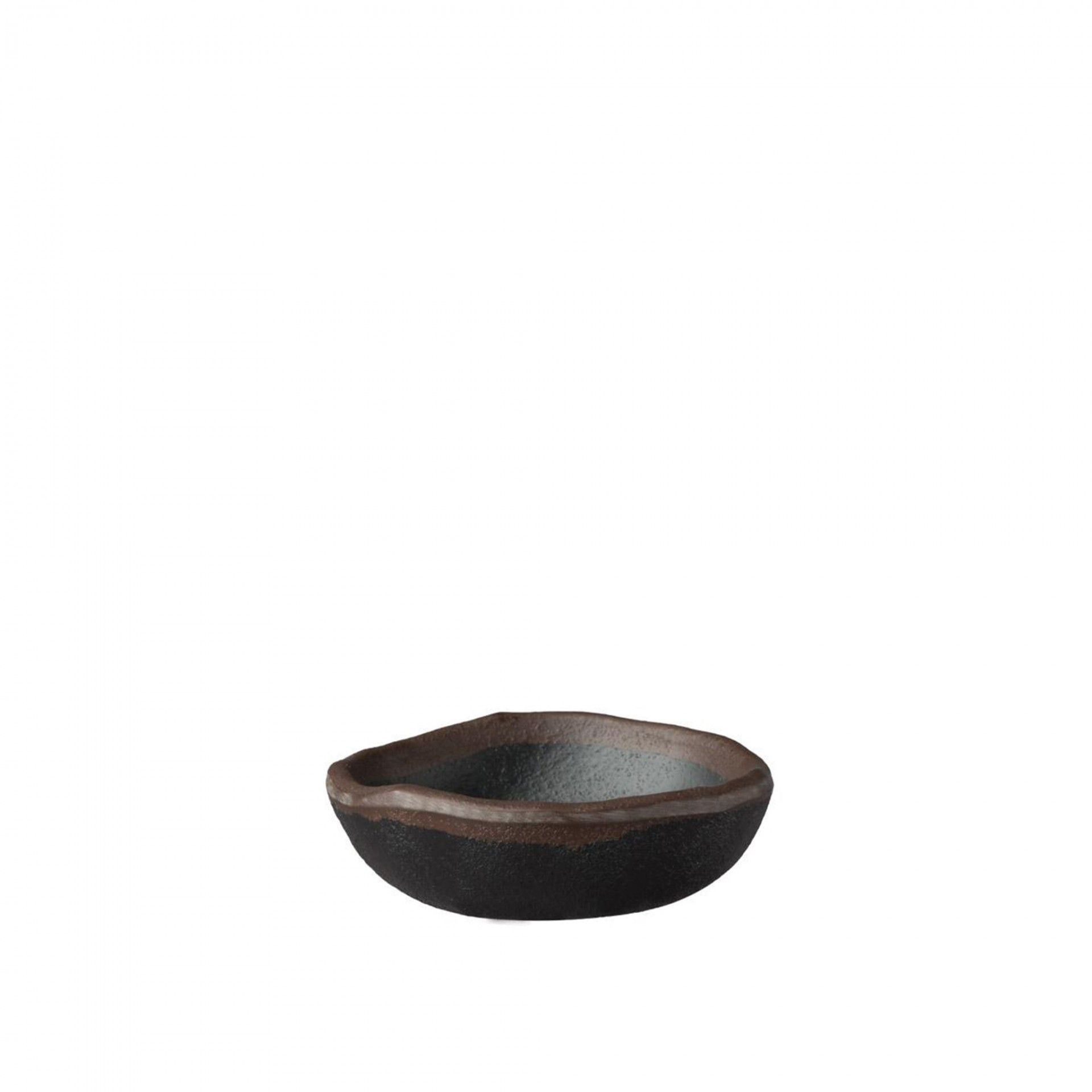 Tigela Melamina Marrone Oval 8.5X2.5cm